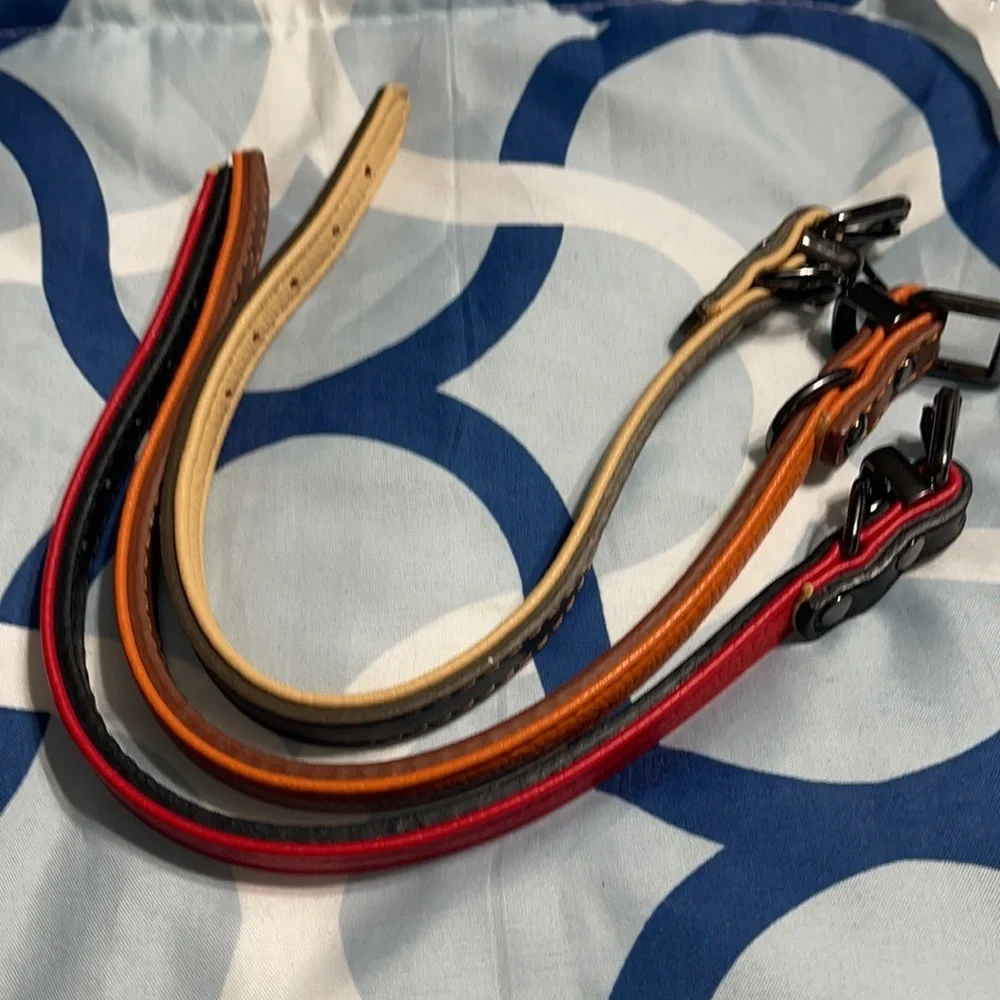 New set/3 padded pet collars